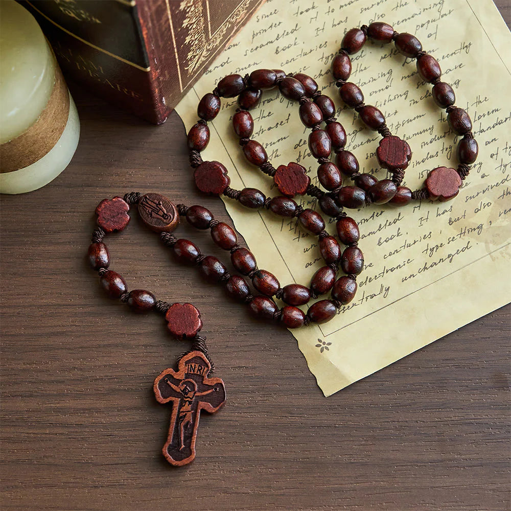 Handcrafted Rosewood Rosary