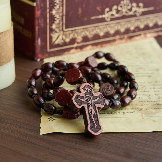 Handcrafted Rosewood Rosary